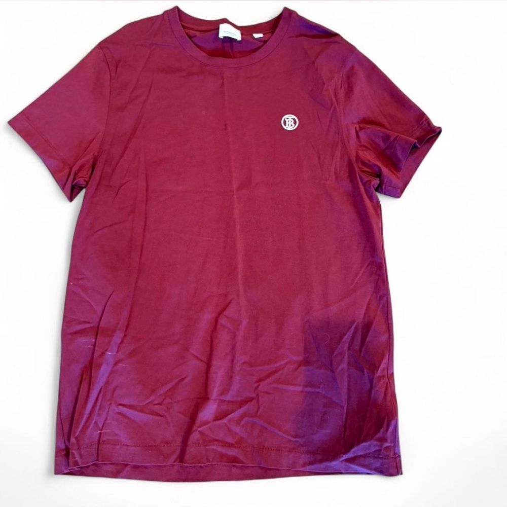 Authentic XL BURBERRY T SHIRT wine red